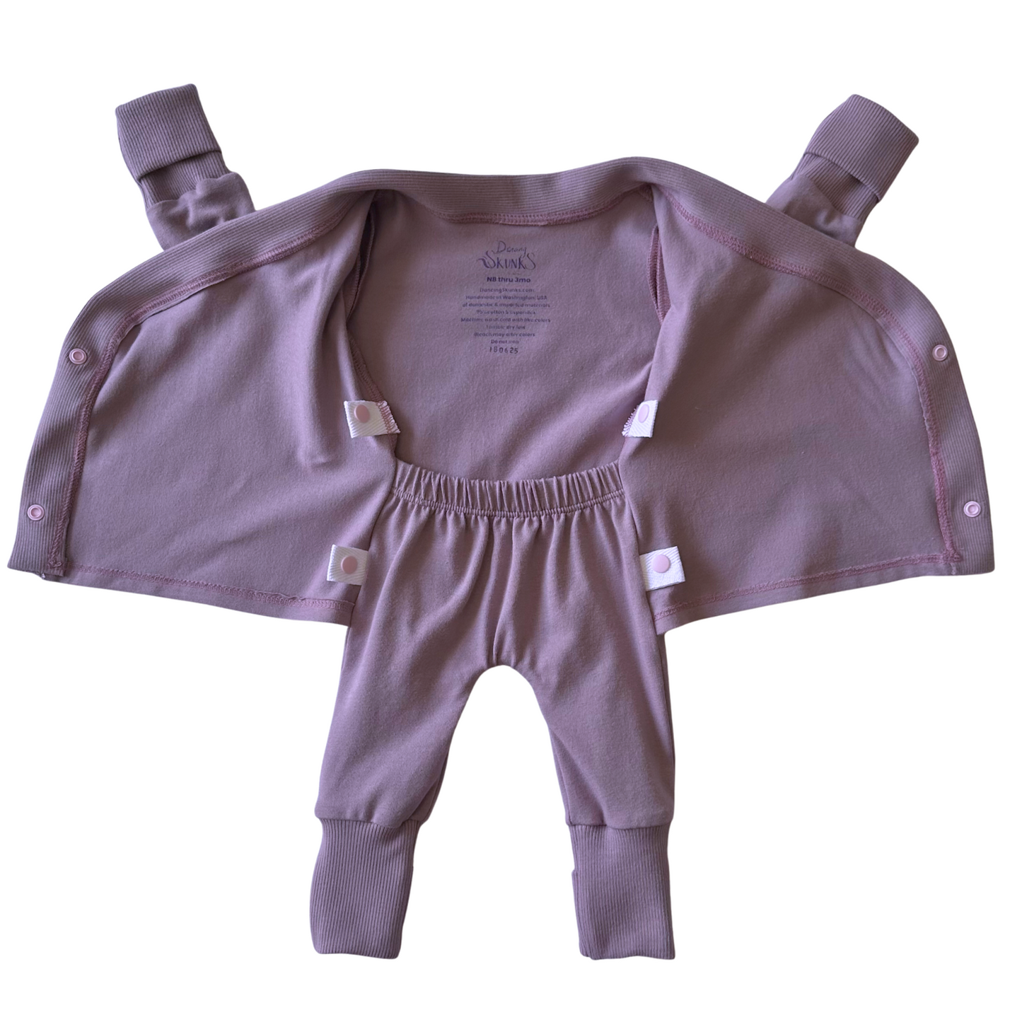 Grow-With-Me Romper for Skin-to-Skin, Purple