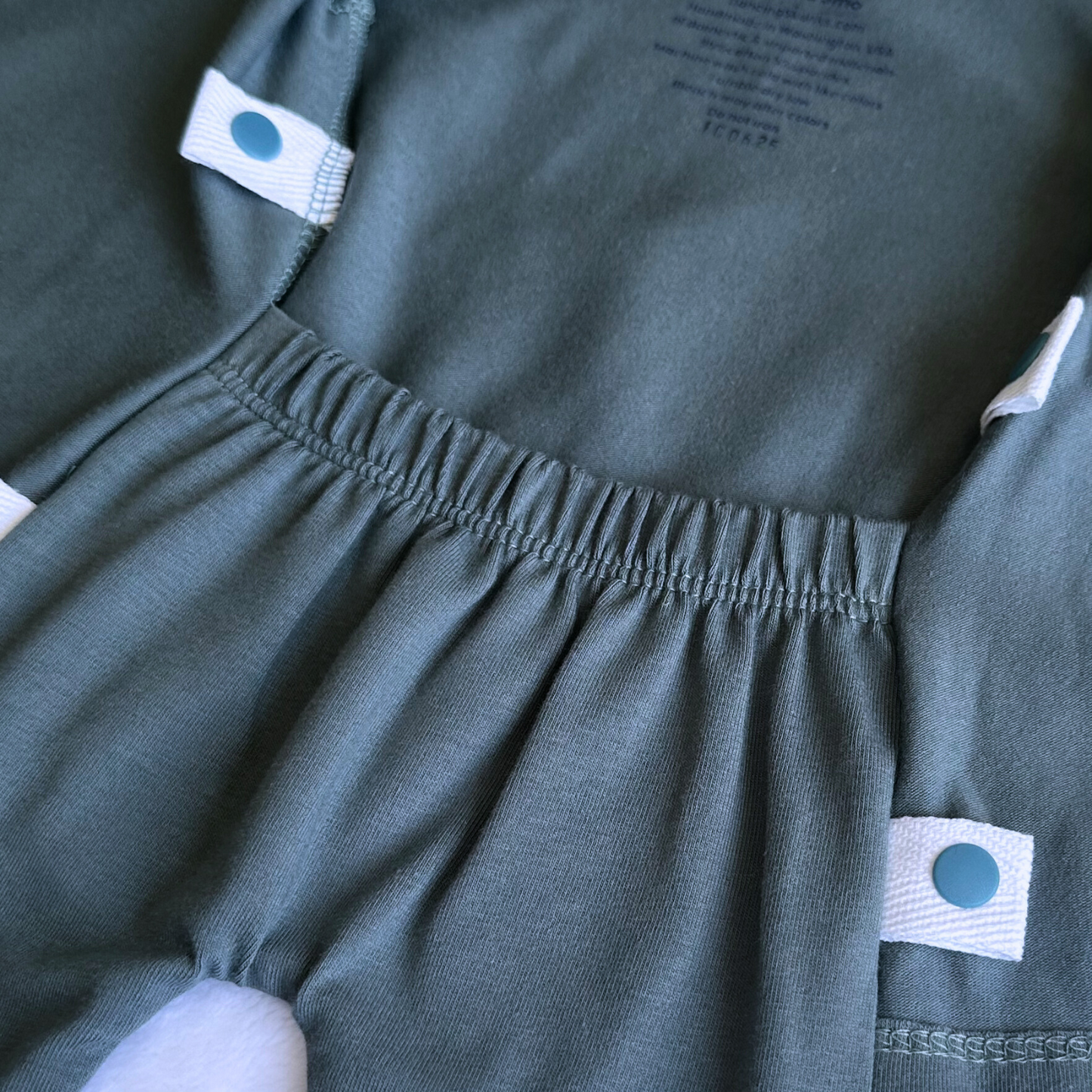 Grow-With-Me Romper for Skin-to-Skin, Blue