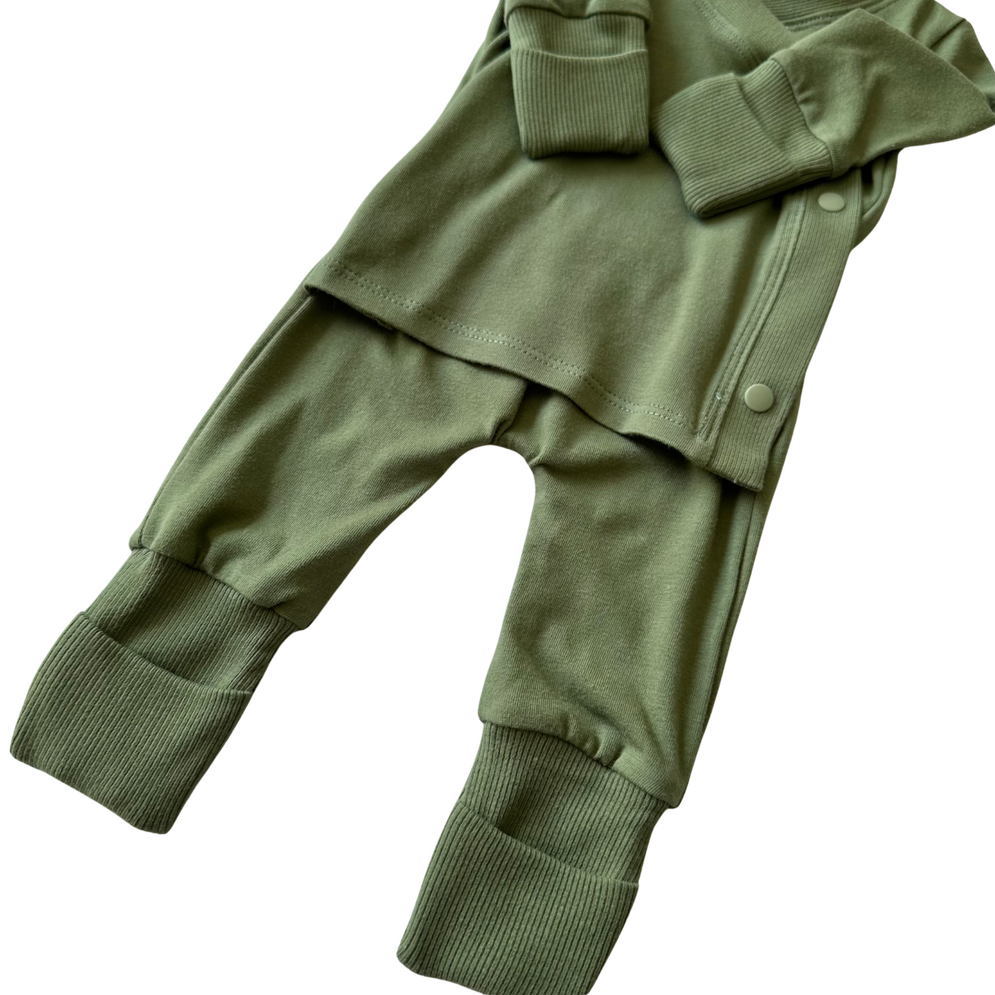 Grow-With-Me Romper for Skin-to-Skin, Green