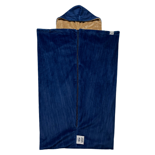 Cocoona All-in-One Baby Bunting, Blue Stripe with Tan Lining