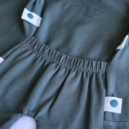 Grow-With-Me Romper for Skin-to-Skin, Blue